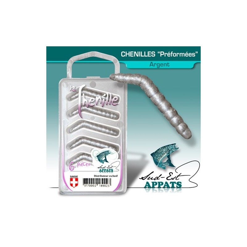 CHENILLES couleur argent